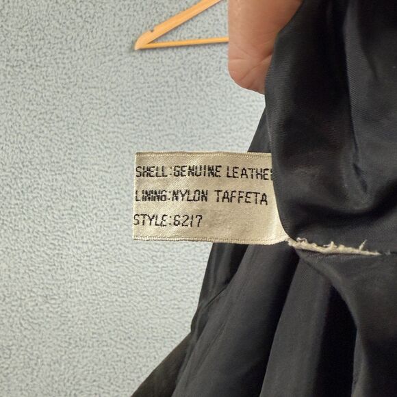 Vintage Suede Fringe Jacket‎ Mens Medium Black Genuine Leather Western Boho 80s - Picture 3 of 6